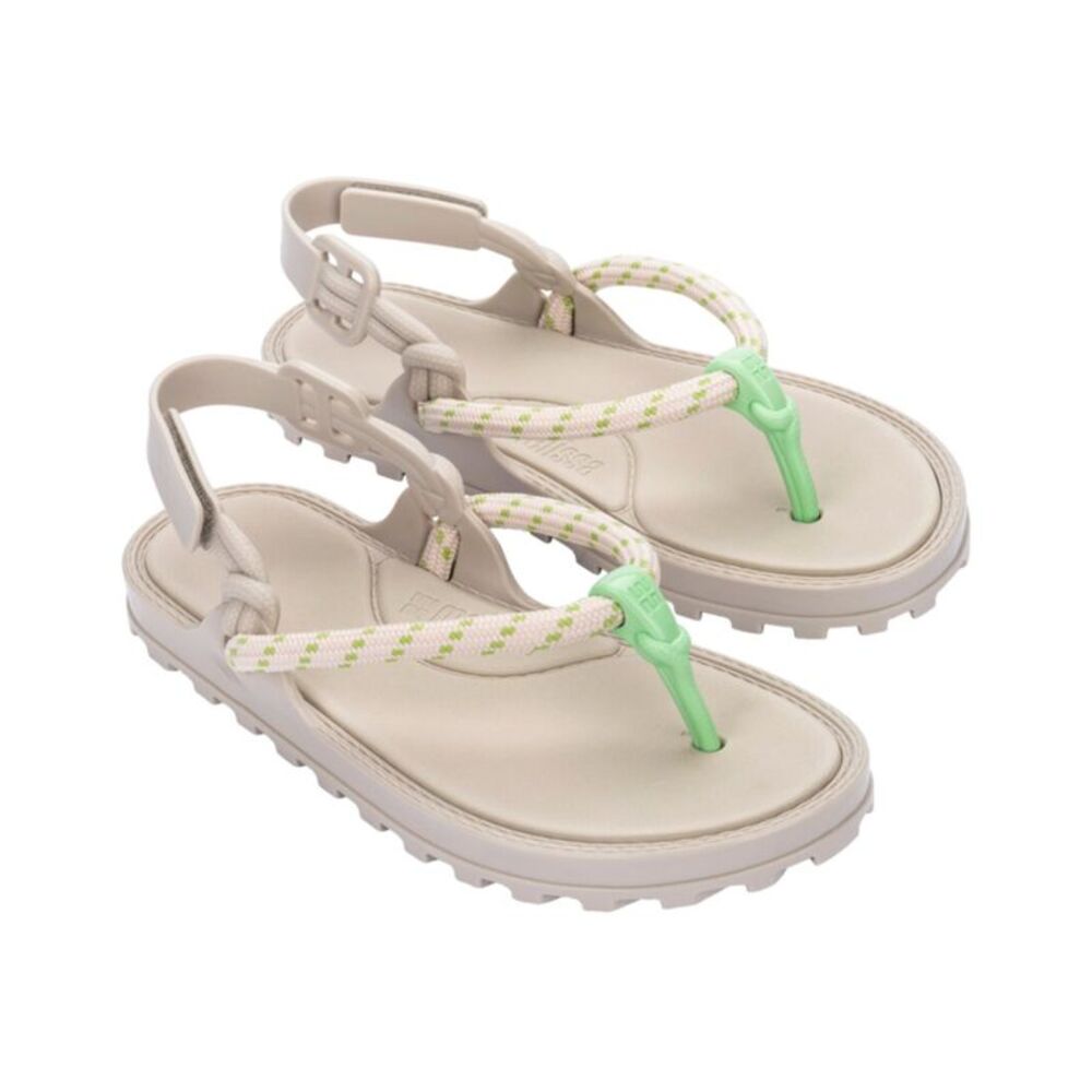 Melissa Shoes Bond Sandal, Beige